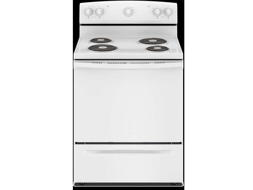 Conservator 30 Inch Freestanding Electric Range with 4 Coil Elements, White