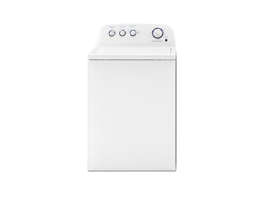3.8 cu. ft. Top-Load Washer with Dual Action Agitator, 8 Wash Cycles, Stainless Steel Tub, in White