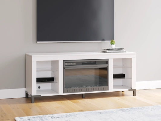 Brollevi TV Stand With Electric Fireplace