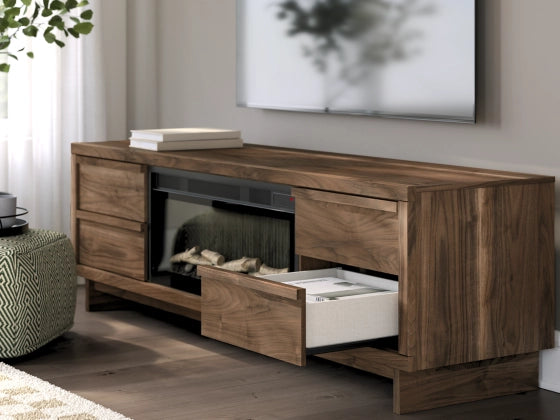 Zadilyn 72" TV Stand with Fireplace Option