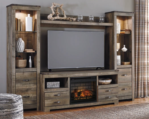 Trinell 4-Piece Entertainment Center w/Fireplace Option