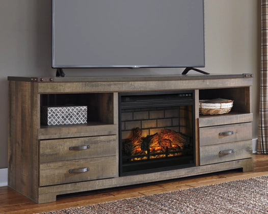 Trinell TV Stand w/Fireplace Option
