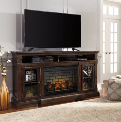 Roddinton TV Stand w/Fireplace Option