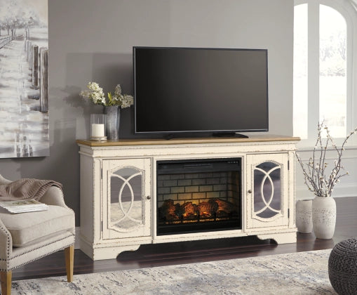 Realyn TV Stand w/Fireplace Option