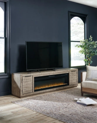 Krystanza TV Stand w/Fireplace Option