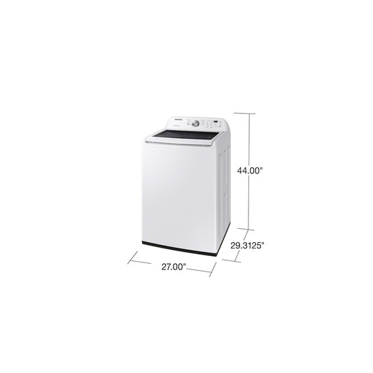 4.5 cu. ft. Top Load Washer with Impeller and Vibration Reduction in White