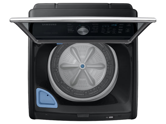 4.7 cu.ft. Large Capacity Smart Top Load Washer with Active WaterJet in Brushed Black