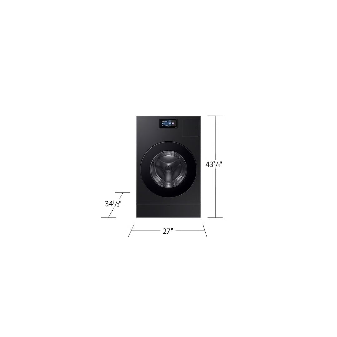 5.3 cu. ft. Bespoke AI Laundry Vented Combo™ All-in-One Ultra Capacity Washer and Electric Dryer with AI Home in Brushed Black
