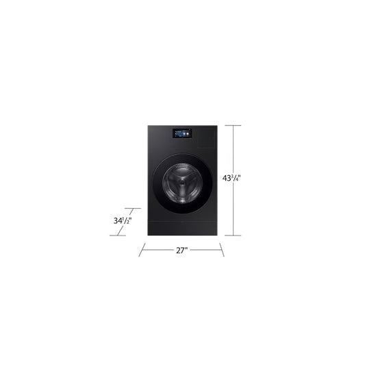 5.3 cu. ft. Bespoke AI Laundry Vented Combo™ All-in-One Ultra Capacity Washer and Electric Dryer with AI Home in Brushed Black