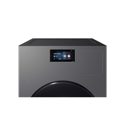 Lavadora y secadora eléctrica todo en uno Bespoke AI Laundry Vented Combo™ de ultra capacidad de 5.3 pies cúbicos con AI Home en acero oscuro 