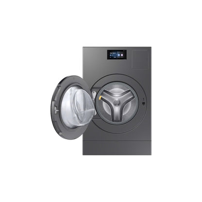 Lavadora y secadora eléctrica todo en uno Bespoke AI Laundry Vented Combo™ de ultra capacidad de 5.3 pies cúbicos con AI Home en acero oscuro 