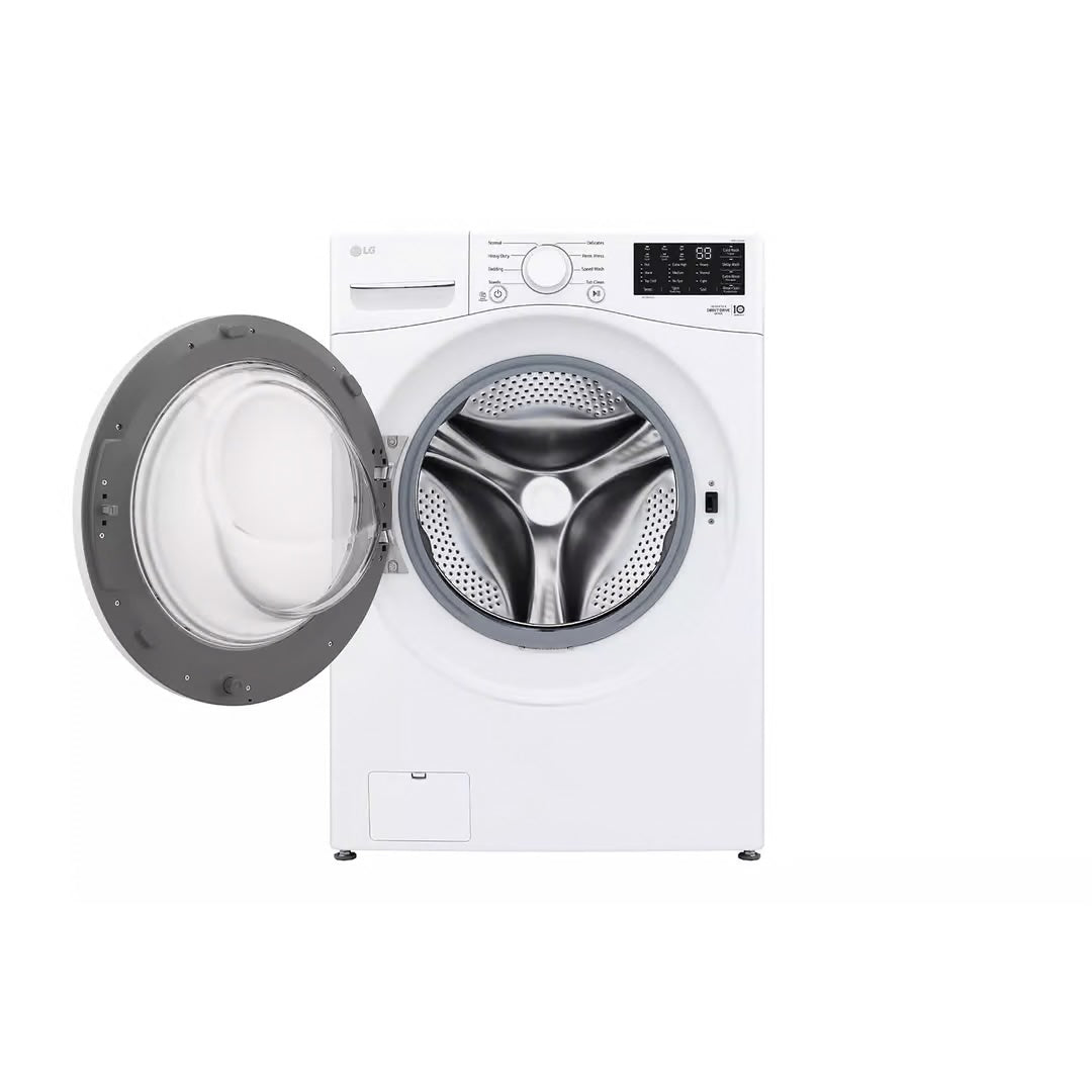 5.0 cu. ft. Stackable Front Load Washer in White with 6 Motion Cleaning Technology