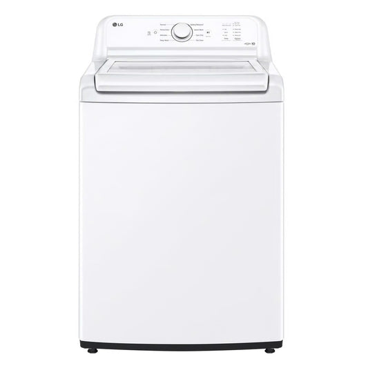 4.3 cu. ft. Top Load Washer in White with SlamProof Glass Lid, Impeller and True Balance Anti-Vibration