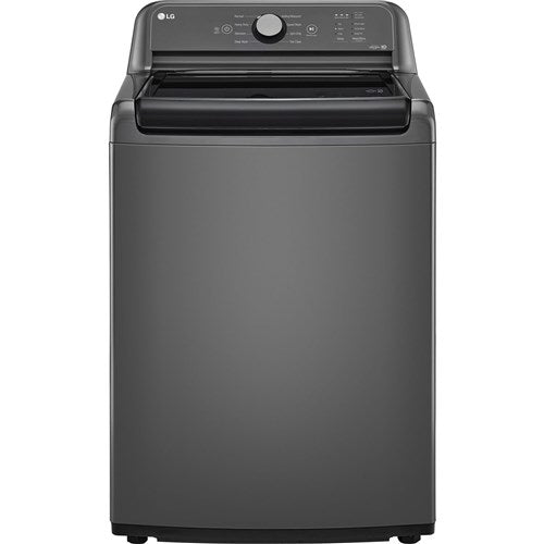 4.1 cu. ft. Top Load Washer in Monochrome Grey with 4-Way Agitator, NeveRust Drum, SlamProof Glass Lid, and True Balance