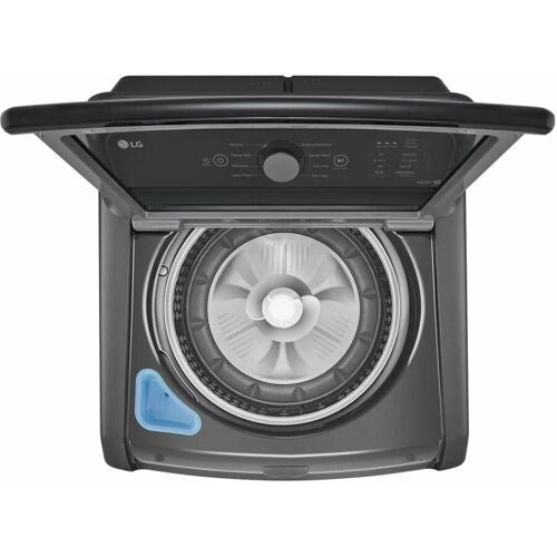 4.1 cu. ft. Top Load Washer in Monochrome Grey with 4-Way Agitator, NeveRust Drum, SlamProof Glass Lid, and True Balance