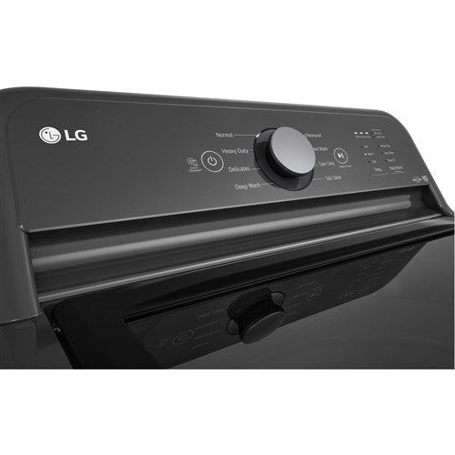 4.1 cu. ft. Top Load Washer in Monochrome Grey with 4-Way Agitator, NeveRust Drum, SlamProof Glass Lid, and True Balance