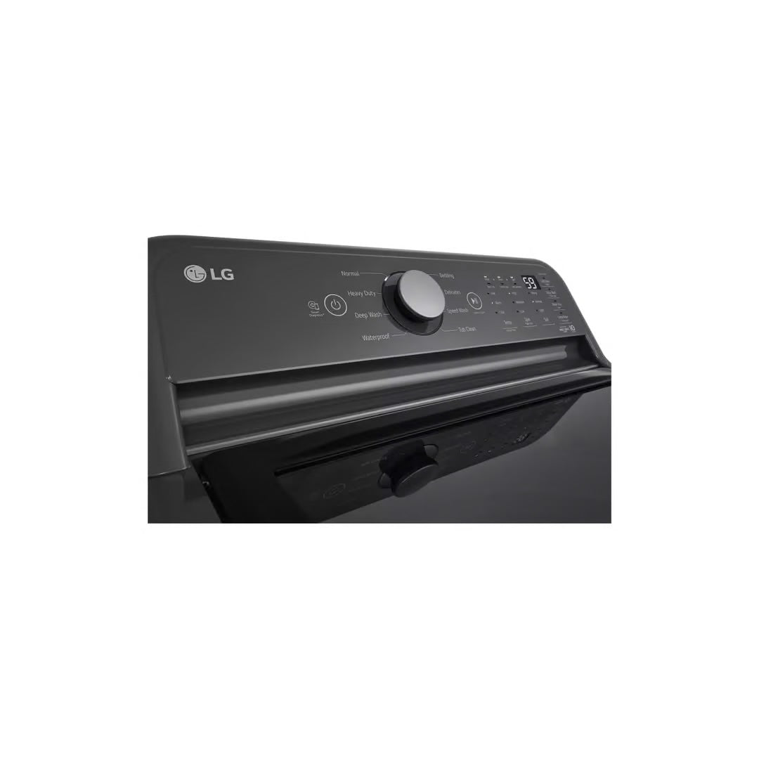 5.0 cu. ft. Top Load Washer in Middle Black with Impeller, NeverRust Drum and TurboDrum Technology