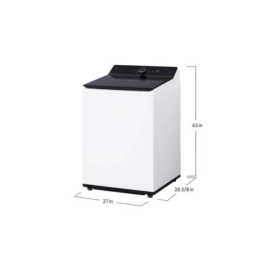 5.5 cu. ft. SMART Top Load Washer in Alpine White with Impeller, Easy Unload and TurboWash3D Technology