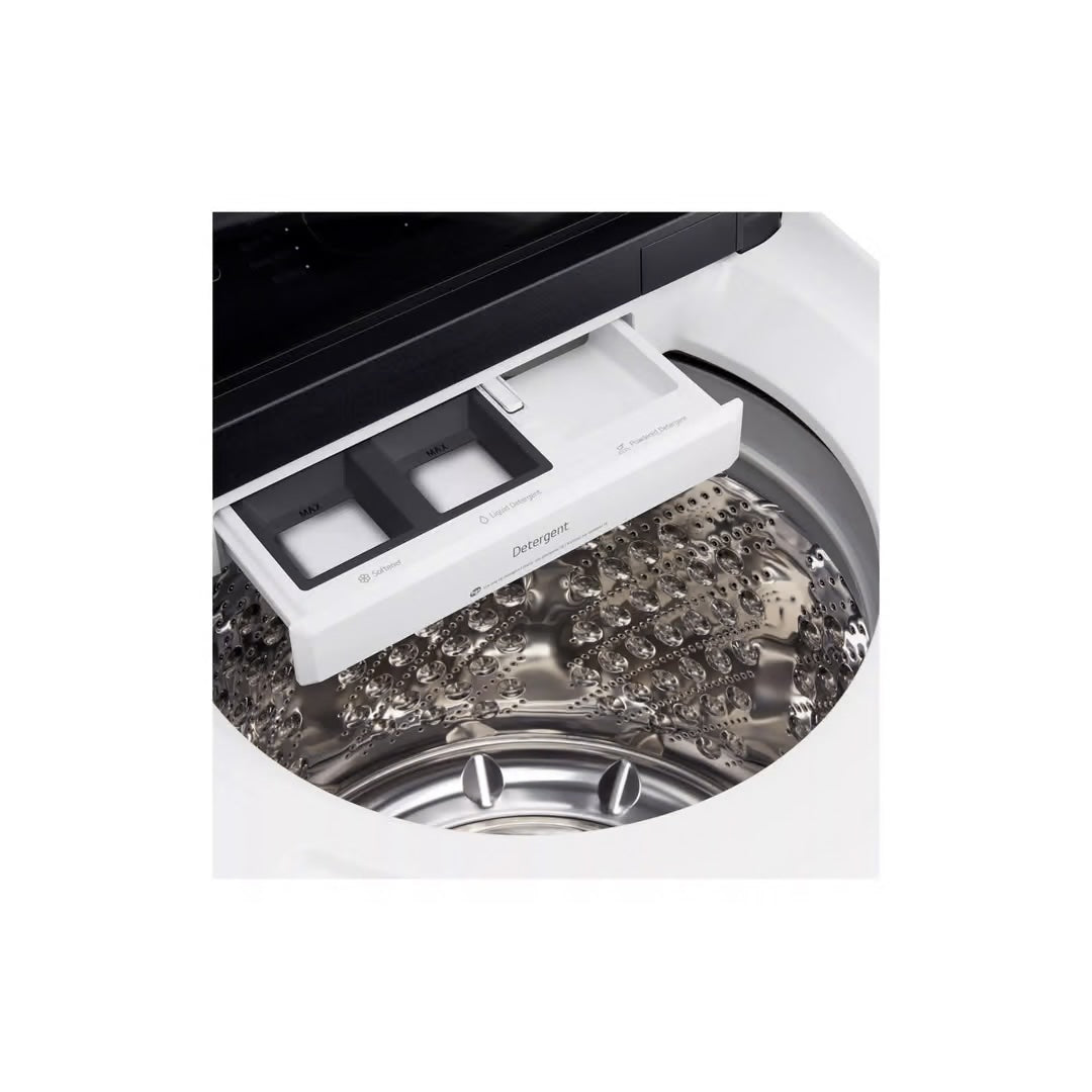 5.5 cu. ft. SMART Top Load Washer in Alpine White with Impeller, Easy Unload and TurboWash3D Technology