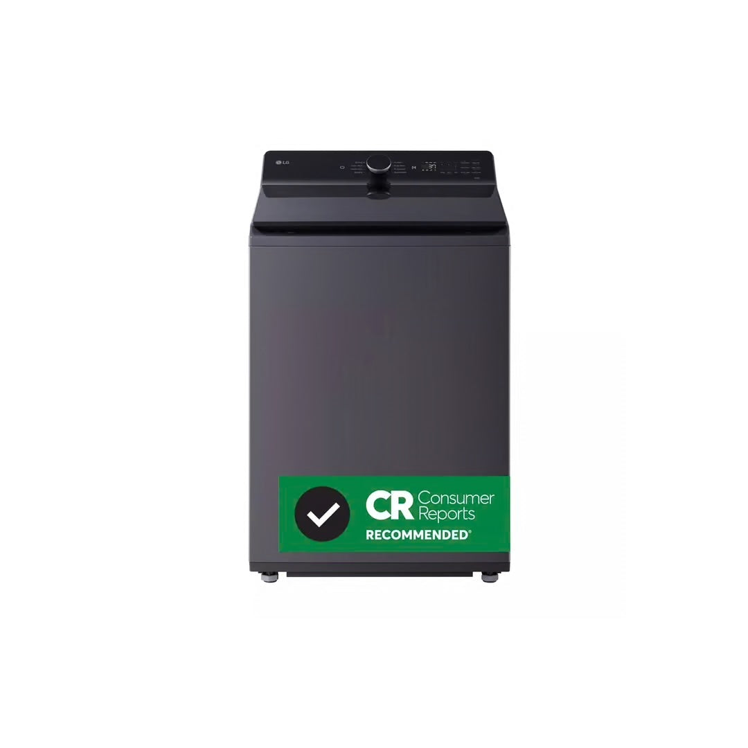 5.3 cu. ft. SMART Top Load Washer in Matte Black with Agitator, Easy Unload and TurboWash3D Technology