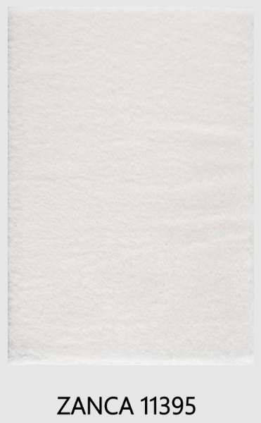 Zanca White Plush Area Rug