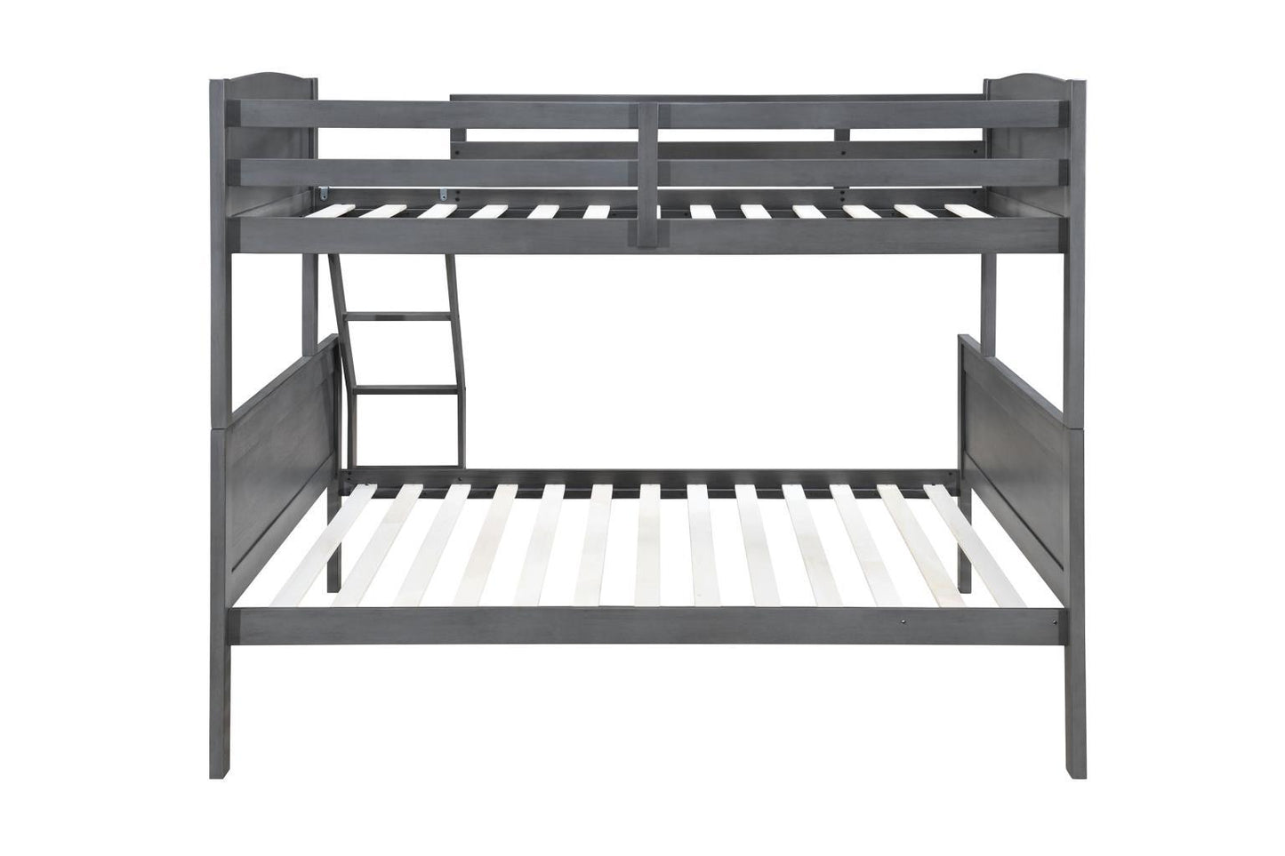 S093 - Twin / Full Bunk Bed - Antique Gray