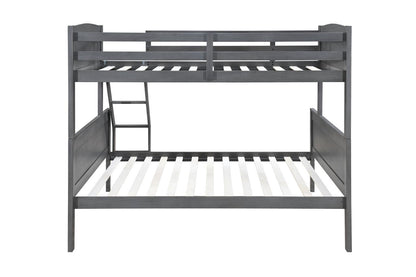 S093 - Twin / Full Bunk Bed - Antique Gray