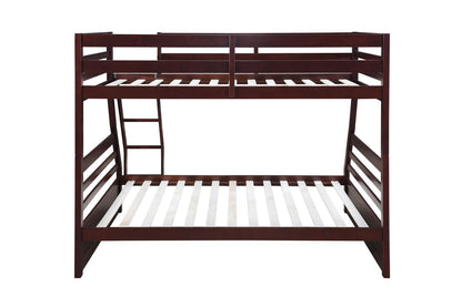 S091 - Twin / Full Bunk Bed - Brown