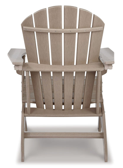 Sundown Treasure - 2 Pc. - Adirondack Chair And Ottoman - Driftwood
