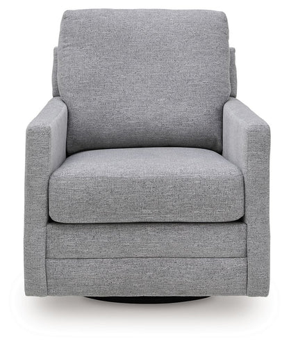 Freybourne Next-Gen Nuvella - Swivel Accent Chair - Pewter