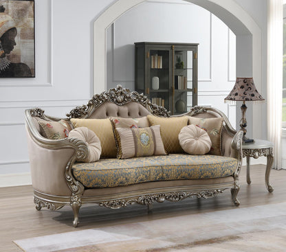 U197 - Traditional Sofa - Brown