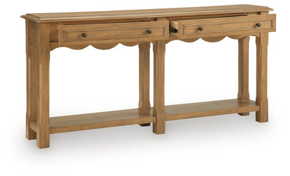 Whitmund - Console Sofa Table - Light Brown