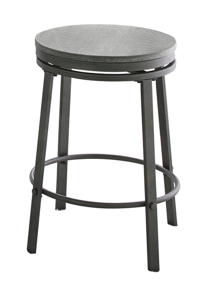 Portland - 3 Piece Dining Set With Round Counter Table - Gray