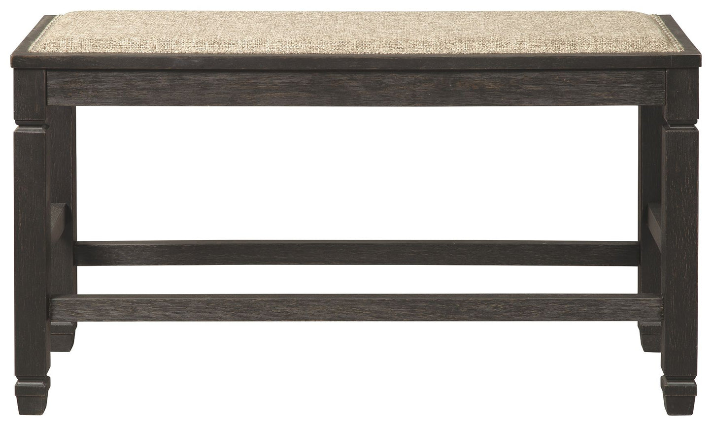 Tyler Creek - DBL Counter UPH Bench  - Antique Black