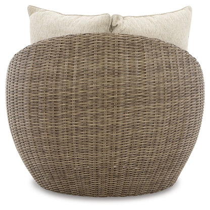 Danson - Swivel Lounge w/Cushion (Set of 2) - Beige