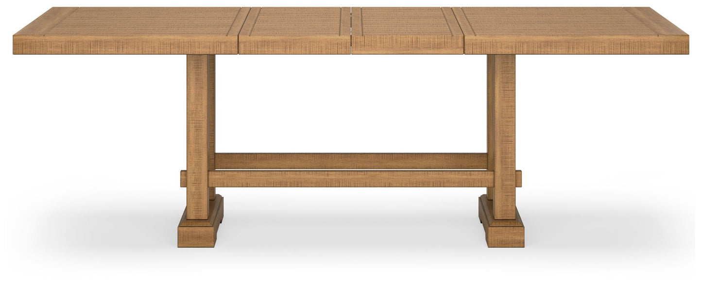 Havonplane - Rectangular Dining Room Counter Extension Table - Brown