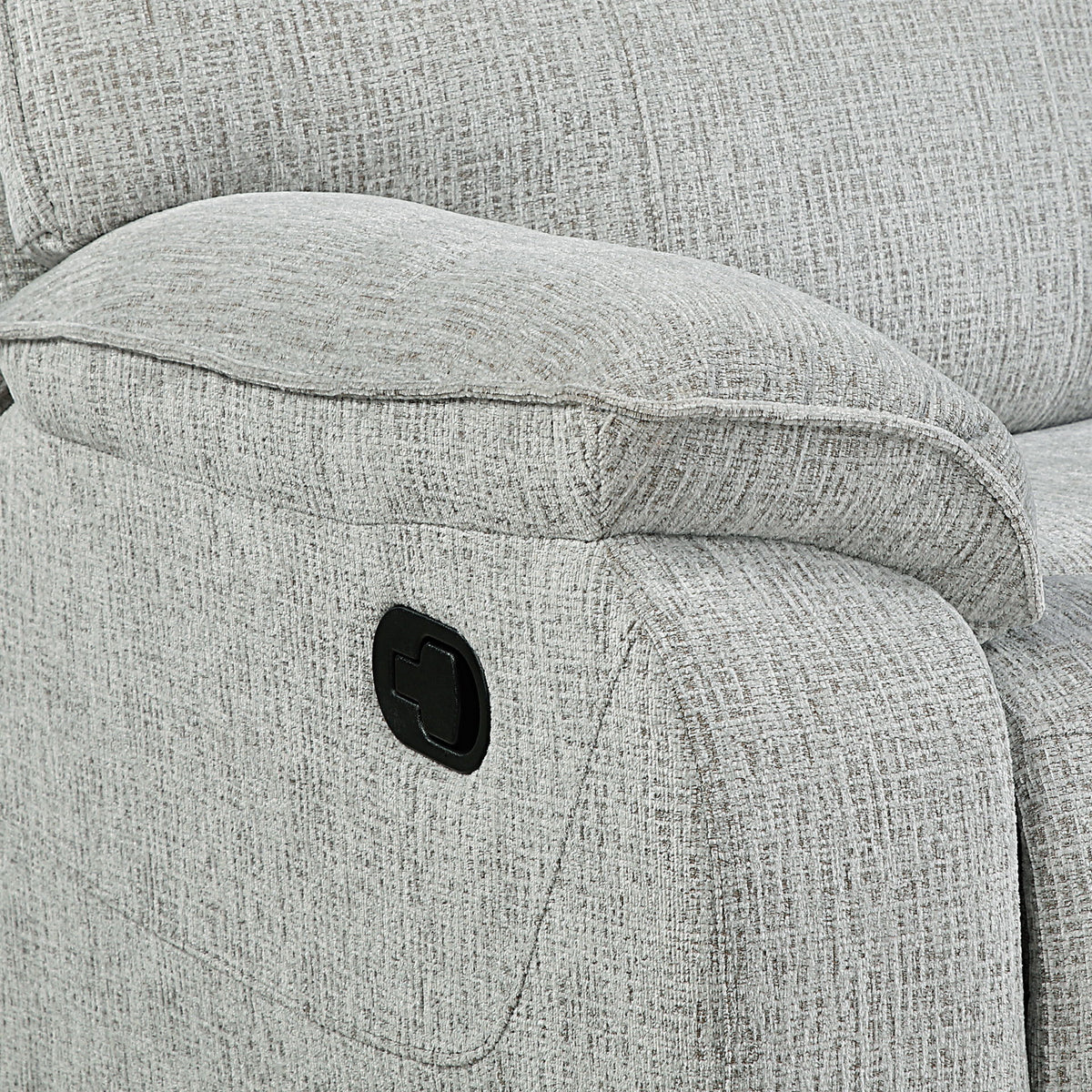 Chablis - Glider Recliner With Heat And Massage - Mist Gray