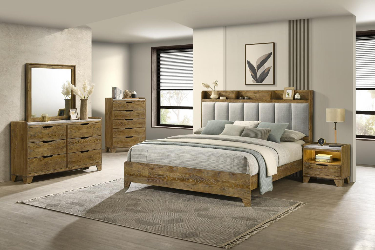 B275 - Mirror - Light Aspen Oak