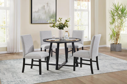 D182 - Round Dining Table - Black