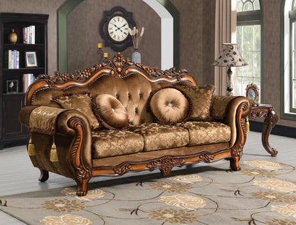 U205 - Traditional Sofa - Brown
