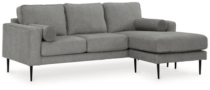 Hazela - 2 Pc. - Sofa Chaise, Loveseat - Charcoal