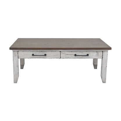 Bear Creek - 3 Piece Table Set (Sofa, End, Coffee Table) - White