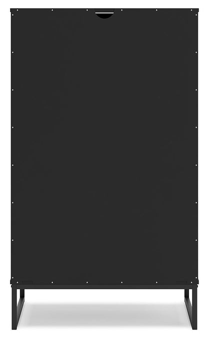 Socalle - Five Drawer Chest - Black