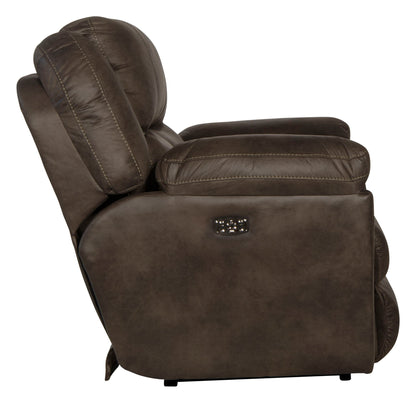 Ferrington - Power Lay Flat Recliner with Power Adjustable Headrest & Lumbar