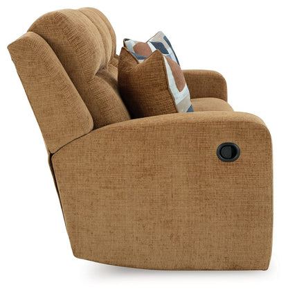 Kanlow - Reclining Sofa - Honey