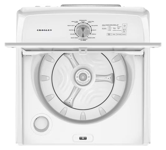 4.5 Cu Ft Top Load Washer with Dual Action Agitator