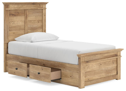 Makidern - Panel Storage Bed