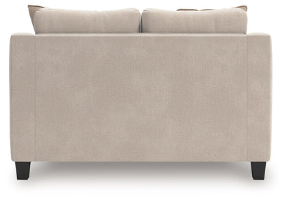 Willarae - Loveseat - Taupe