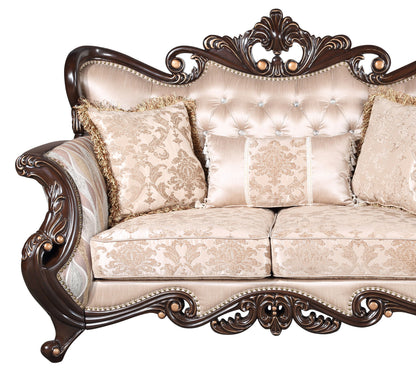 Constantine - Loveseat (KD) - Red / Cherry