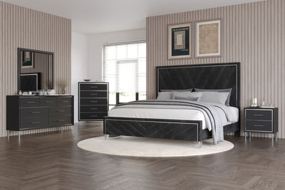Ava - 5 Drawer Chest - Ebony